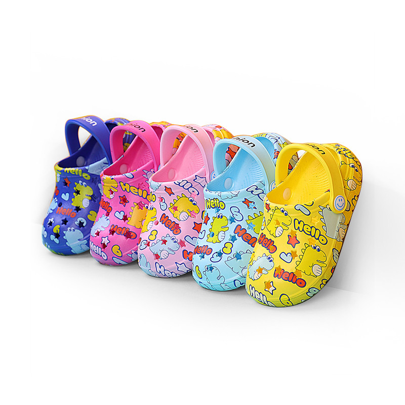 Children clogs multiple colors EVA Sandals Breathable wholesales printing sandals Kids Garden shoes