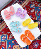 summer children's sandals baby girl EVA high elastic rubber plastic sandals