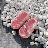 summer children's sandals baby girl EVA high elastic rubber plastic sandals