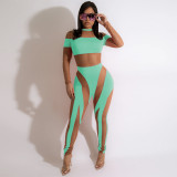 Wholesale Club Wear Ladies Bodycon Bodysuits Sexy Mesh Patchwork Summer Clothes One Piece Jumpsuit And Romper For Women