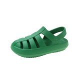 light weight anti-slip EVA Women's Sandals Soft Thick Sole slides pure color Outdoor slippers For Ladies Roman Sandals