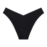 Fuyu Seamless Sexy Panties for Women Bikini Underwear Low Waist  Cotton Brief Ice Silk Yoga Sports Panties