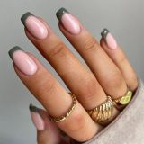 24pcs Detachable Taro Mud Purple Pearl False Nails Wearable Fake Nails Full Cover Nail Tips press on nails fake nail with design