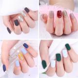 30pcs Detachable False Nail Artificial Tips Set Full Cover for Short Decoration Press On Nails Fake Art Extension Tips With Glue