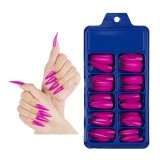 100PCS/Box False Nail Tips Fake Nails Art DIY Long Stiletto Acrylic Manicure DIY Tools Full Style 20 Colors Hot Sale Beauty Tool