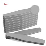 5Pcs Manicure Nail Files For Manicure 80/100 Strong Thick Sandpaper Sanding Nails File Buffs Buffing Grey Boat Nail Care Tool