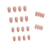 24pcs Cloud Shape Press On Nails Full Finished Manicure Patch False Nails False Nails Wearable Women Summer Nail Art Decorations