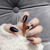 Mid-length False Nail Stiletto Head Wearable Fake Nails press on Nail Tips Suitable Girl Woman Summer Decoration Fingernail tips