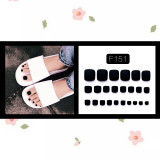 24pcs Matte Pure Color Fake Toenails Fashion Wearable Foot Fake Nails Suitbale Summer Holiday Daiy Detachable Fake Nails Patch