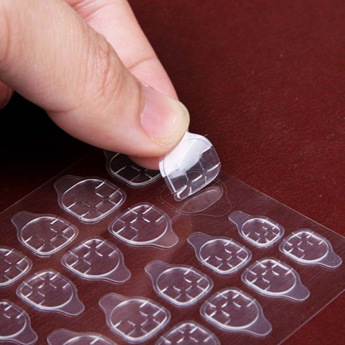 1/5/10pcs Transparent Double Side Tape for Nails Adhesive Tapes Glue Sticker False Nail Extension Stick Decoration Salon Tools
