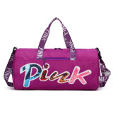 Pink Large Capacity Duffle Bags Women's Travel Bag Fashion Sequins Luggage Pack High Quality Handbag Multifunctional  satchel