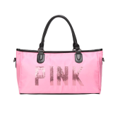 PINK fashion casual Women Handbag Large Capacity Women Messenger Bags Waterproof Shopping Bag Sequins Letter Crossbag