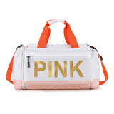 Travel bag PINK  Fitness Training Backpack Dry Wet Separation Shoes Bags high capacity Sports Women's bag