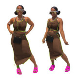 OJW030946 Multifunctional 2022 Hot Selling Women 2 Skirt Set Sexy Stylish Two Piece Summer Sets for wholesales