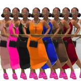 OJW030946 Multifunctional 2022 Hot Selling Women 2 Skirt Set Sexy Stylish Two Piece Summer Sets for wholesales