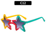 New Fashion Personality Pentagram Sunglasses Cross-border Trend Party Beach Funny Sunglasses Multicolor Glasses
