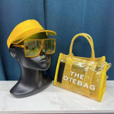 new fashion bag female PVC bag shopping large-capacity one-shoulder diagonal bag