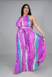 XL-5XL Print Beach African Dresses Women Dashiki Robe 2020 Summer Long Maxi Dress Ladies Traditional African Clothing Dreams