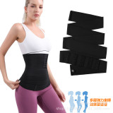 wholesale New elastic waist belt yoga fitness abdominal belt women's sports restraint belt lengthening waist trainer