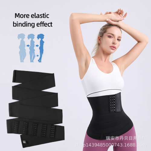 wholesale New elastic waist belt yoga fitness abdominal belt women's sports restraint belt lengthening waist trainer