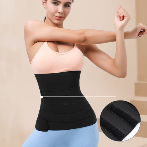 wholesale New elastic waist belt yoga fitness abdominal belt women's sports restraint belt lengthening waist trainer