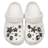 Cool Rhinestone CROC Charms Designer DIY Bling Gems Shoes Decaration Charm for Croc Jibb Clogs Kids Boys Women Girls Gifts