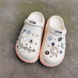 Luxury Rhinestone Shoe Croc Charms Designer DIY Pearl Bow Decaration Accessories Clog JIBS for Croc Hello Kids Boy Girls Gifts