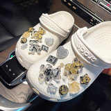 Rhinestone Bears Croc Charms Designer DIY Cute Candy Flowers Decaration Accessories for JIBS Clogs Kids Boys Women Girls Gifts