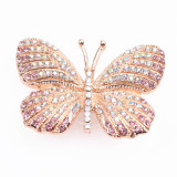Bling Metal Croc Shoe Charms Women Butterfly Queen Crown Shoe Decorations Girl Flower Rhinestone Chains Wristband Accessories