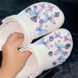 New Brand Rhinestone Croc Charms Designer Chains Bling Shoes Decaration Accessories Jibb for Clogs Kids Girls Women Party Gifts