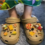 Cute Shiba Inu Croc Charms Designer DIY Fruits Anime Shoe Decoration Clogs Kids Boys Women Girls Gifts Charm for Croc Jibb