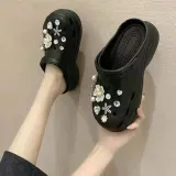 Starfish Rhinestone Croc Charms Designer DIY Pearl Flowers Shoe Decoration Clogs Kids Women Girls Gifts Charm for Croc JIBS