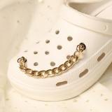 Hole Slides Slippers Family Shoes Charm Chain