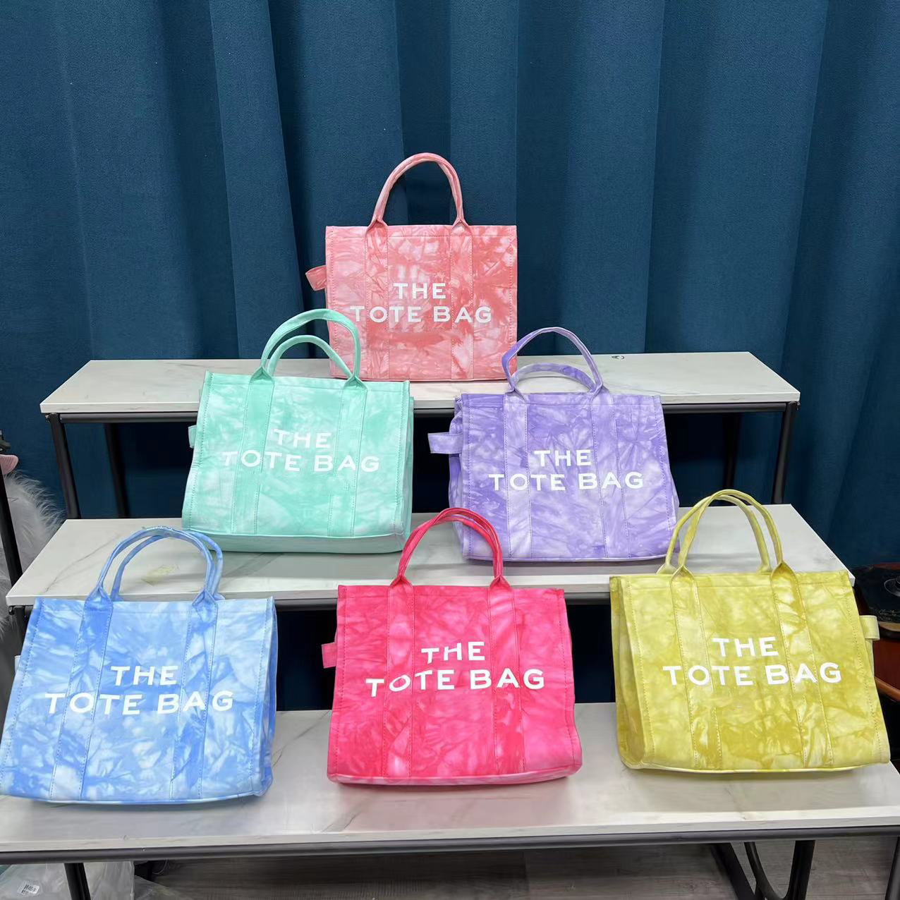 wholesale new summer canvas letter tote bag lady bags simple and