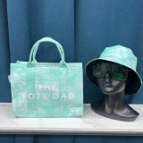 wholesale new summer canvas letter tote bag lady bags hats sungalsses