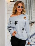 autumn and winter new fashion large size women's knitted sweater sweaters