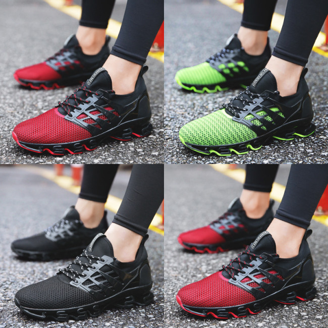 spring and summer new blade sports men's shoes tank bottom lightweight running shoes spring lightweight men's casual running shoes