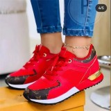 round toe casual shoes women's cross-border foreign trade large size independent station printing sports shoes single shoes metal chain bag