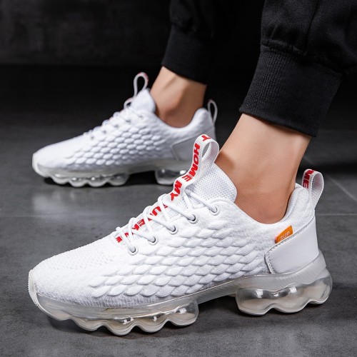 new shoes men's trendy shoes blade bottom running shoes casual shoes youth large size sports running shoes one piece delivery