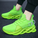 plus size men's shoes summer sports shoes flying woven mesh blade men's trend casual shoes breathable running shoes