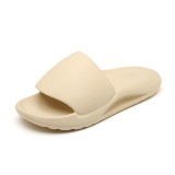 Summer New Lightweight Large Size Coconut Fashion Thick Bottom Men's Slippers Couples Casual Breathable Beach Sandals