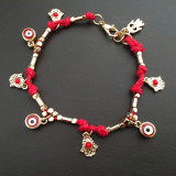 hot selling classic Fatima palm bracelet hand-woven Turkish devil eye eye bracelets