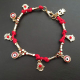 hot selling classic Fatima palm bracelet hand-woven Turkish devil eye eye bracelets