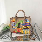 women's bag new embroidered tide bag handbag large-capacity one-shoulder messenger handbags