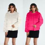 fake fur coats fashion casual ladies faux fur tops women's fur coats jackets