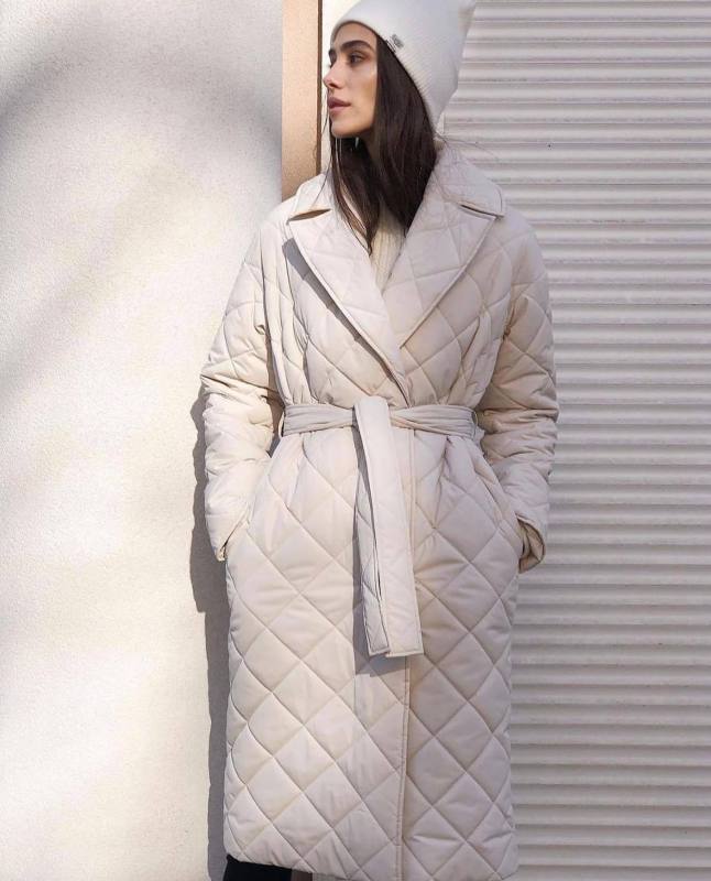 autumn and winter street women's new coat fashion waist pocket cotton coats puffer coats jackets bubble coats