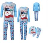 women's clothing Christmas parent-child suits home printing Christmas pajamas two-piece women's