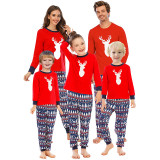 kids pajamas children sleepwear camp printing sets boys girls bufflo pyjamas pijamas cotton nightwear clothes Family clothing