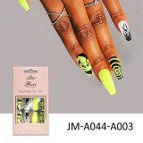 Wearing nails long trapezoidal ballet nails Halloween manicure detachable fake press on nails wholesales
