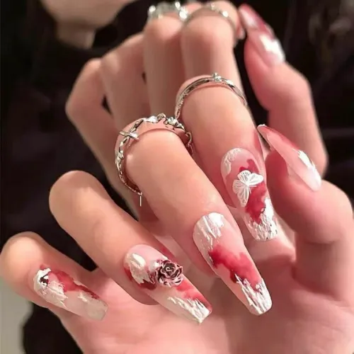 Yes We need it Nail Patch Press on Nail Nice wear Fashion LOVE